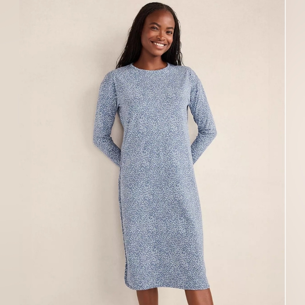 Haven Well Within Light Blue Sleep Shirt Dress Small